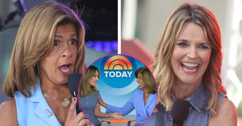 split photo of Hoda Kotb & Savannah Guthrie