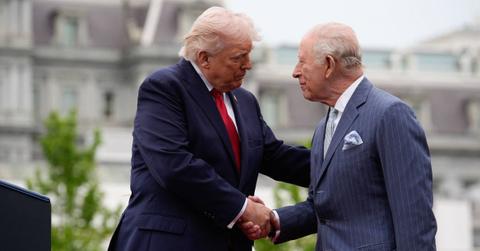 image of Donald trump and King Charles