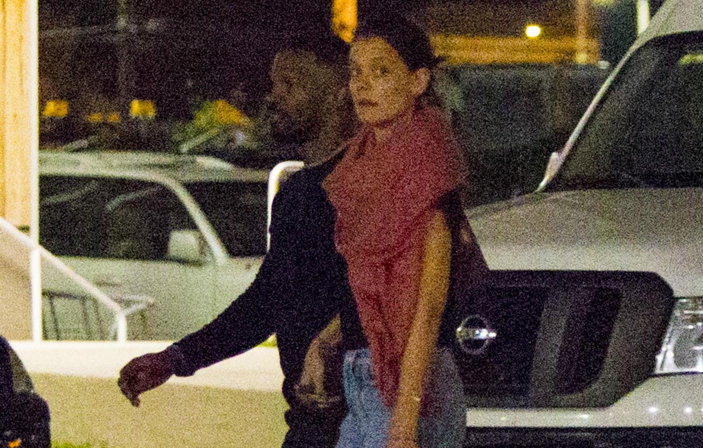 Katie Holmes and Jamie Foxx were seen leaving Nobu took separate exits to avoid the press.