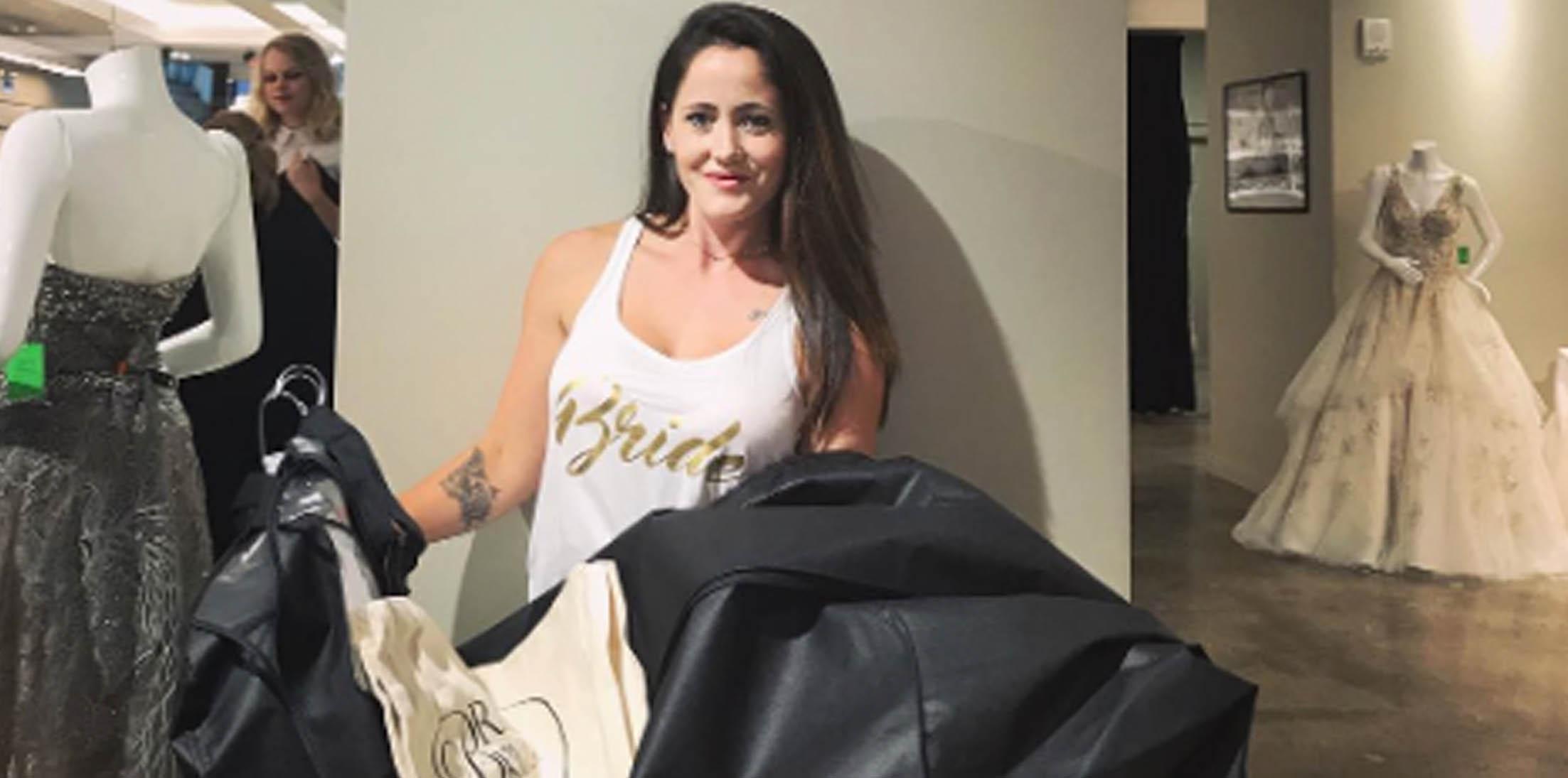 Jenelle evans wedding dress photos date h