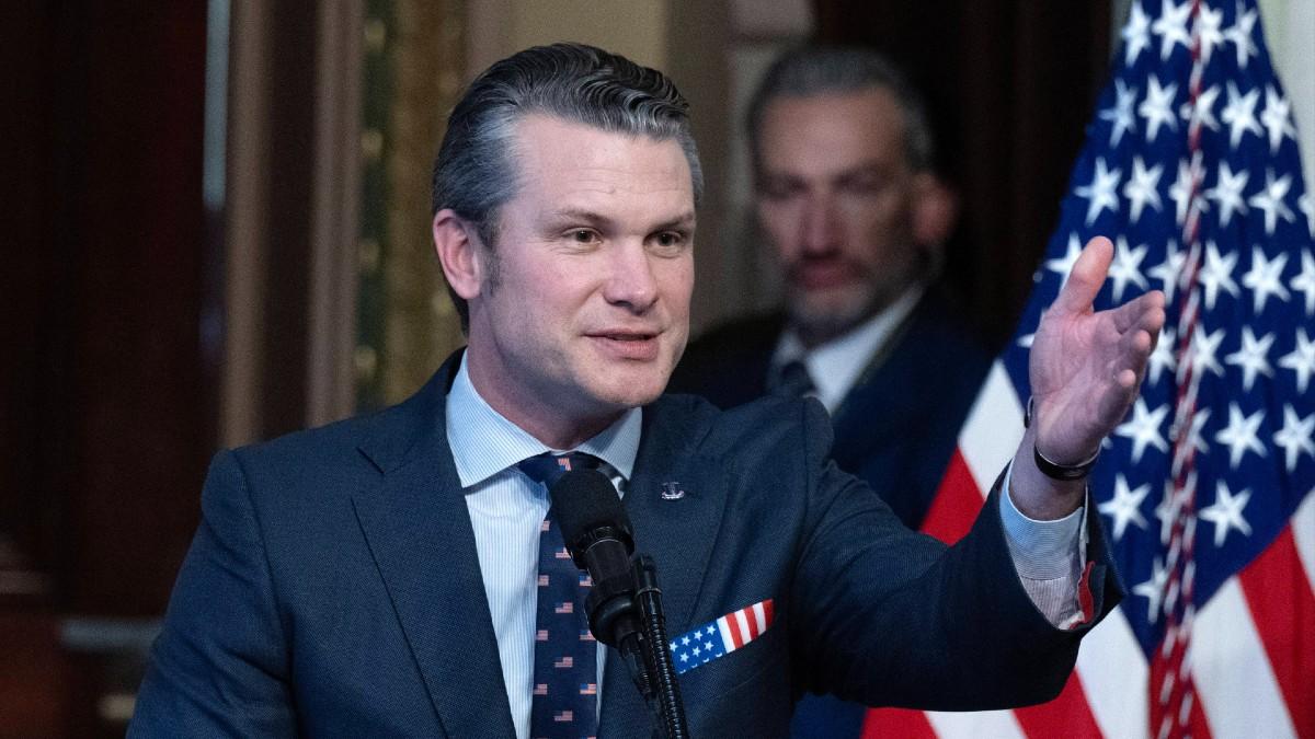 image of People mocked Pete Hegseth's speech. 