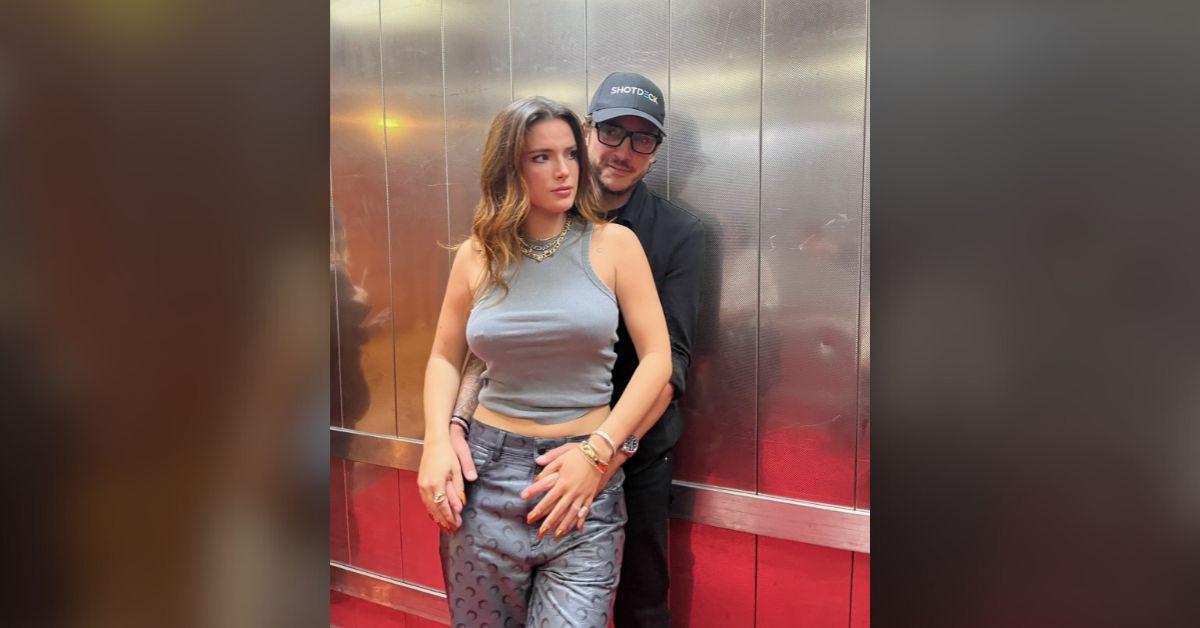 bella thorne braless scandalous elevator photos fiance mark emms