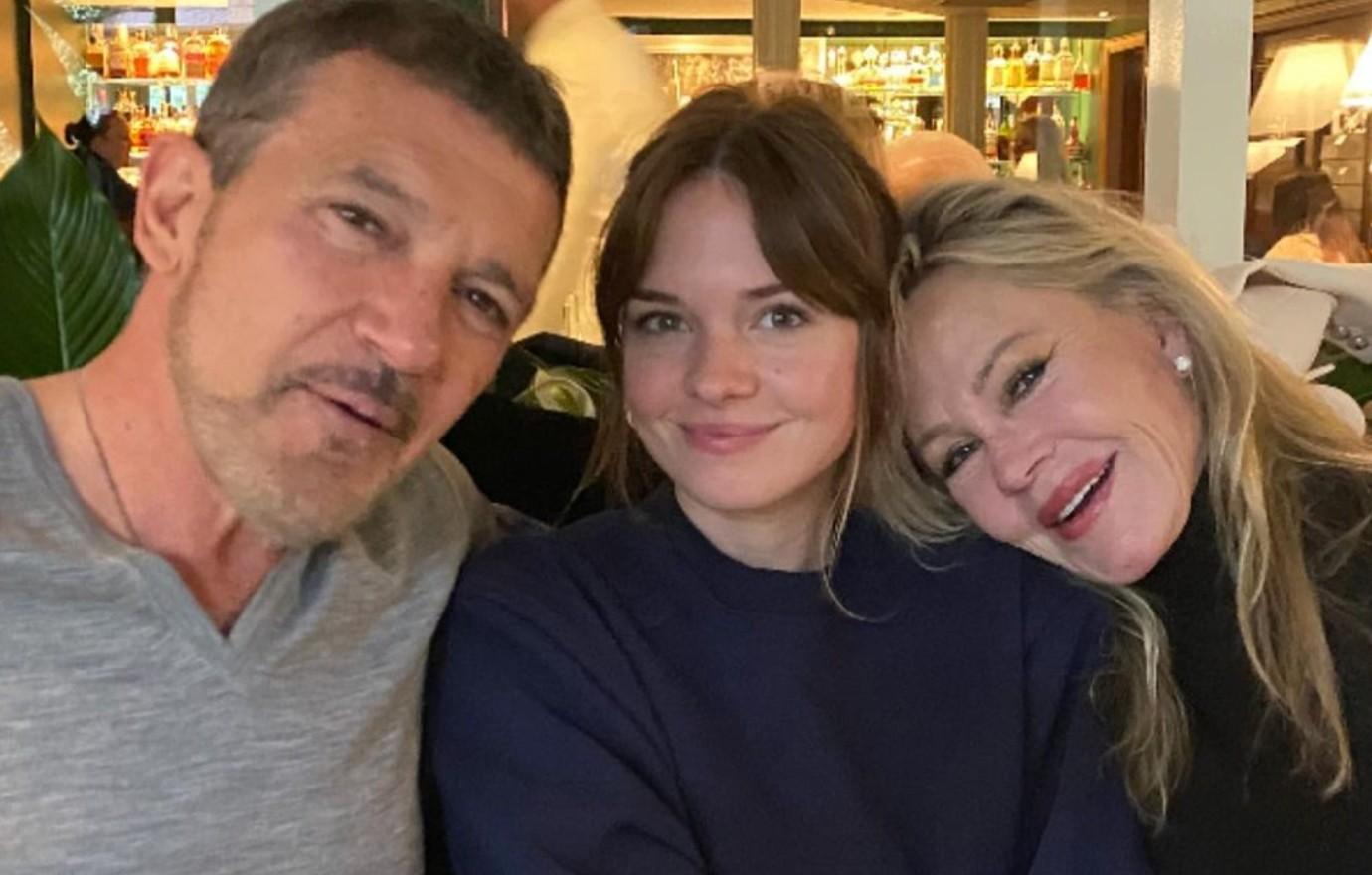 Antonio Banderas and Ex Melanie Griffith Reunite For Lunch With Daughter
