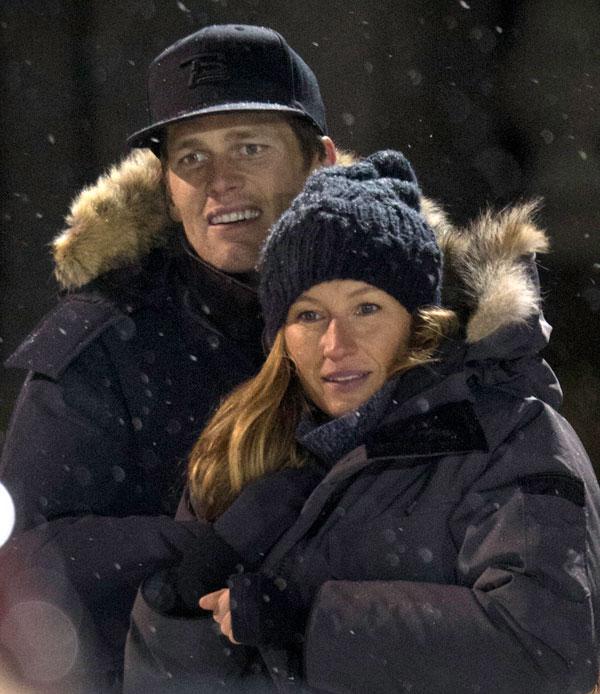 Gisele tom brady pda kissing divorce hockey 07