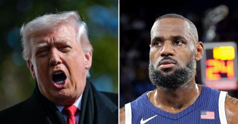 Photo of Donald Trump and LeBron James