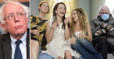 bernie sarah jessica parker meme postpic