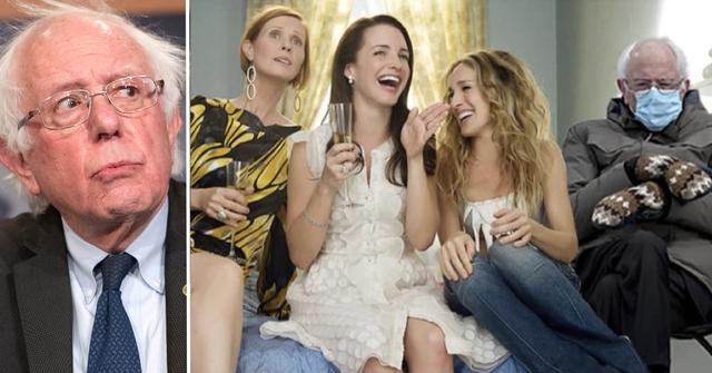 bernie sarah jessica parker meme postpic