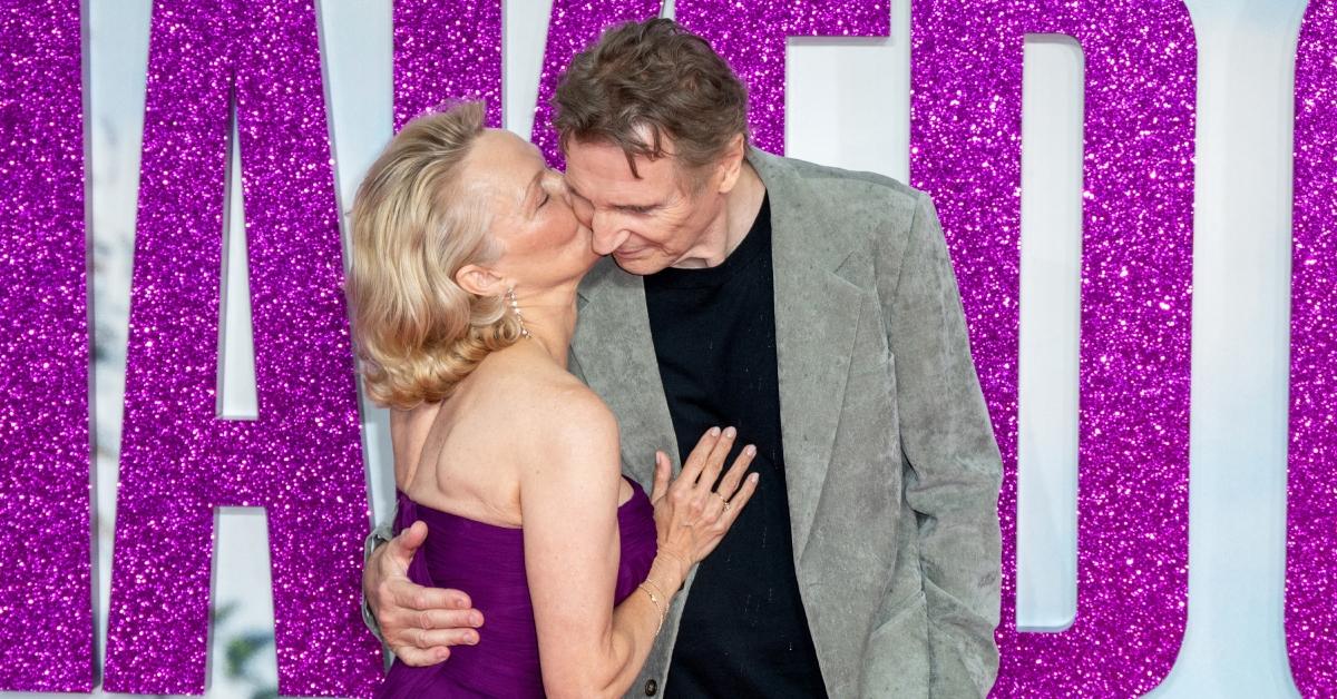 Image of Pamela Anderson called her and Liam Neeson's connection 'special.'