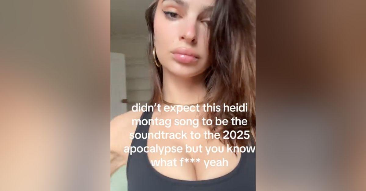 emily ratajkowski heidi montag song  apocalypse