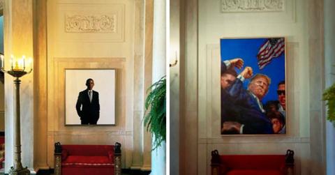 Composite photo of Barack Obama and Donald Trump