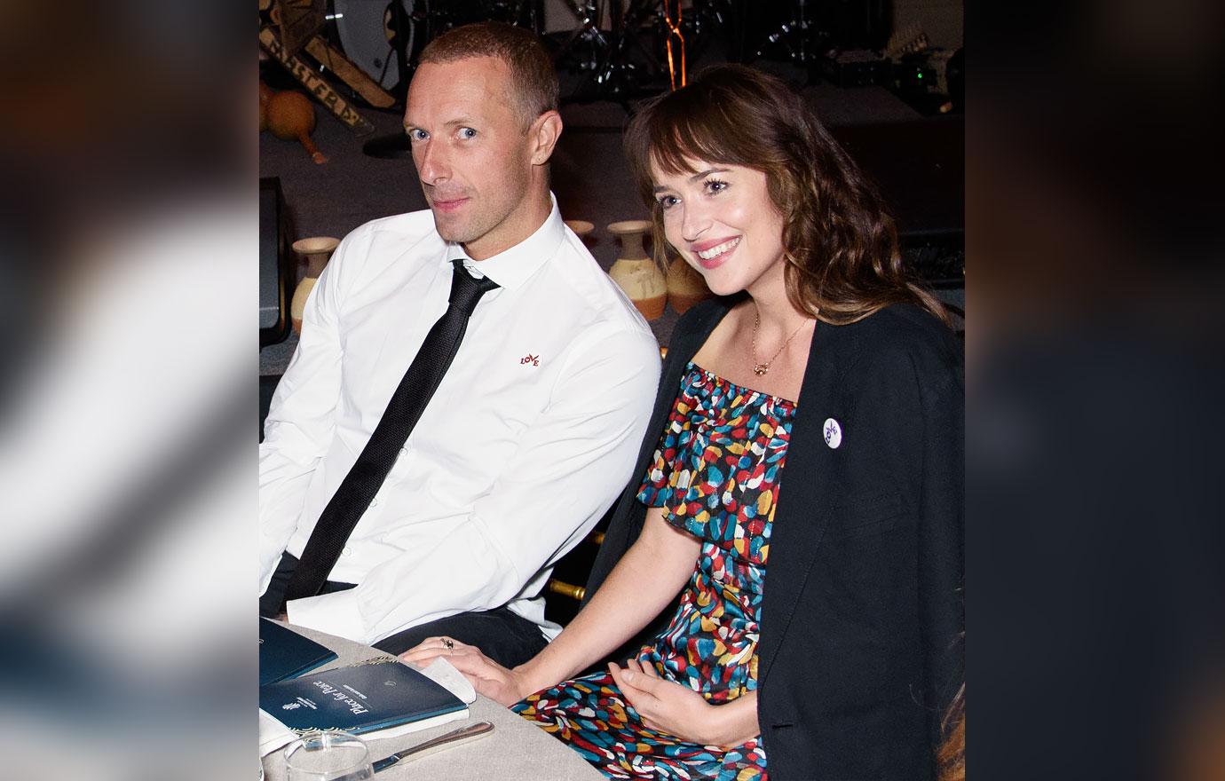 chris martin dakota johnson married early  baby on the way ok