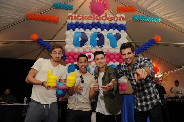 MMS ONLY: Nickelodeon&#8217;s 10th Annual Worldwide Day of Play &#8211; Big Time Rush Backstage for OK Magazine