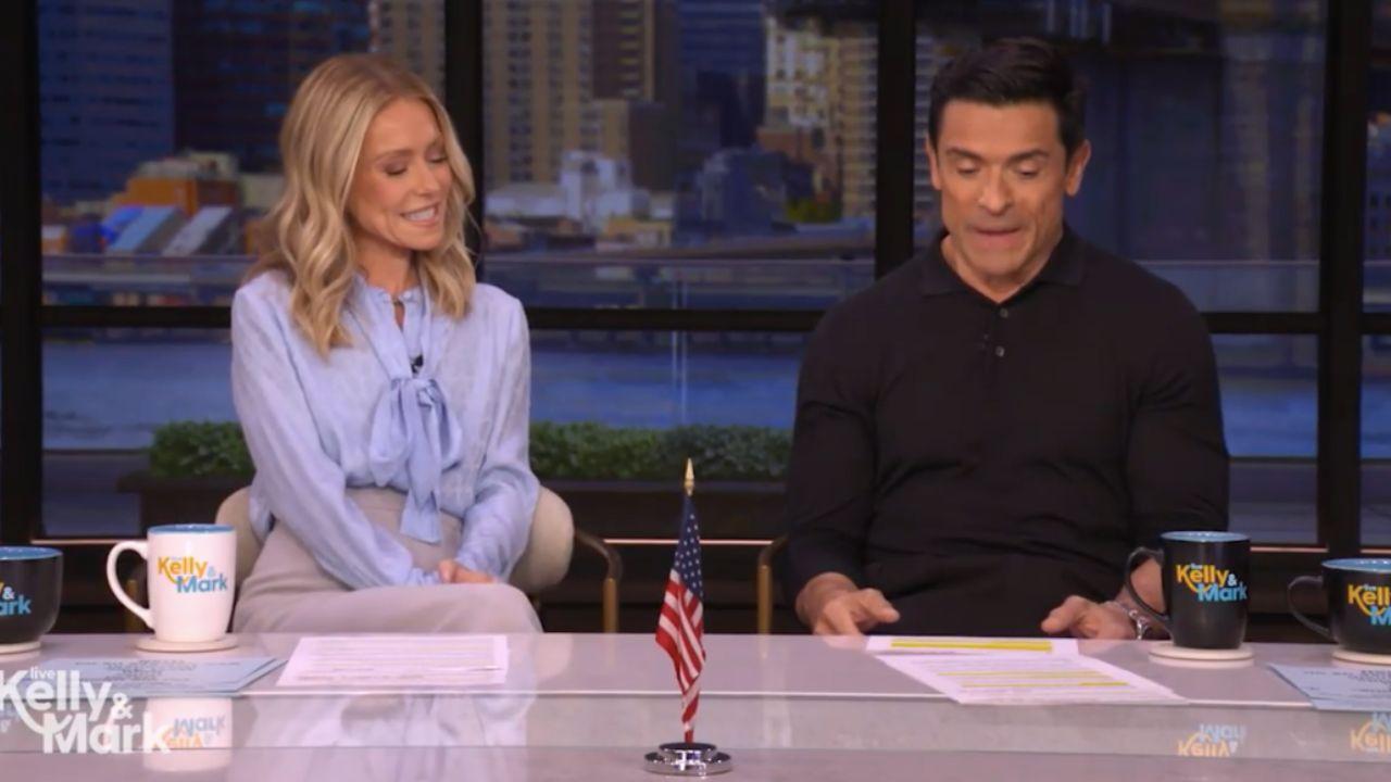 Image of Kelly Ripa was advised not to speak while in recovery.