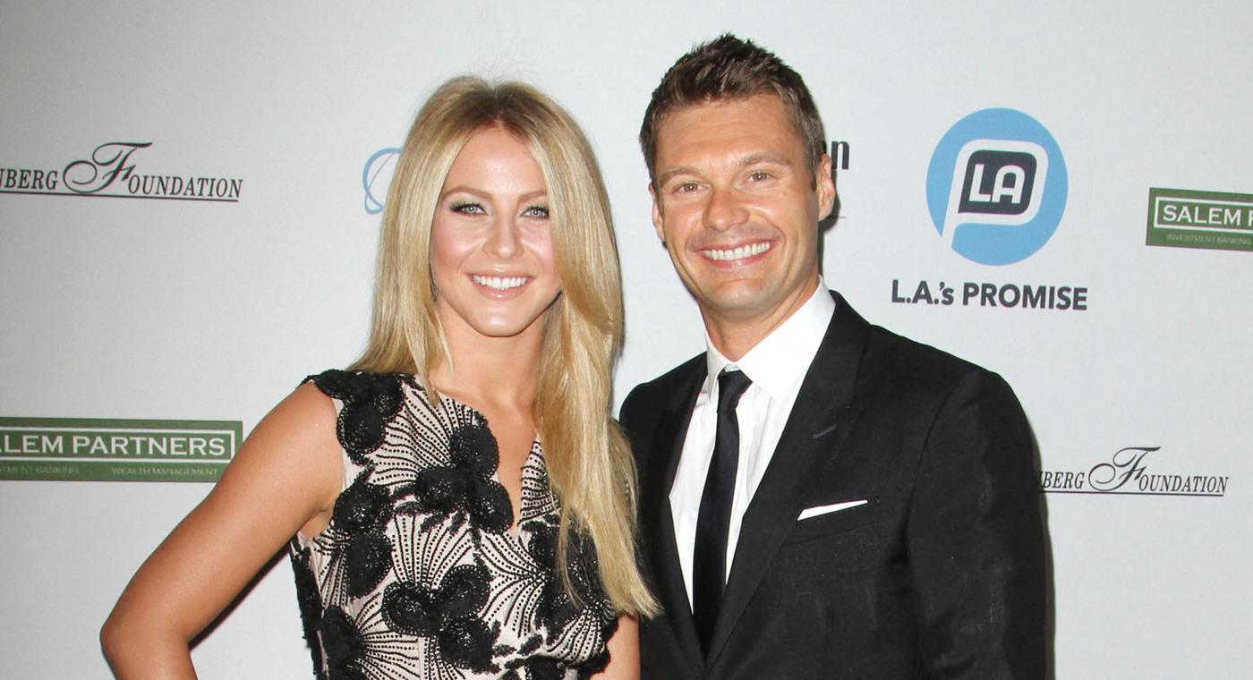 julianne hough ryan seacrest split