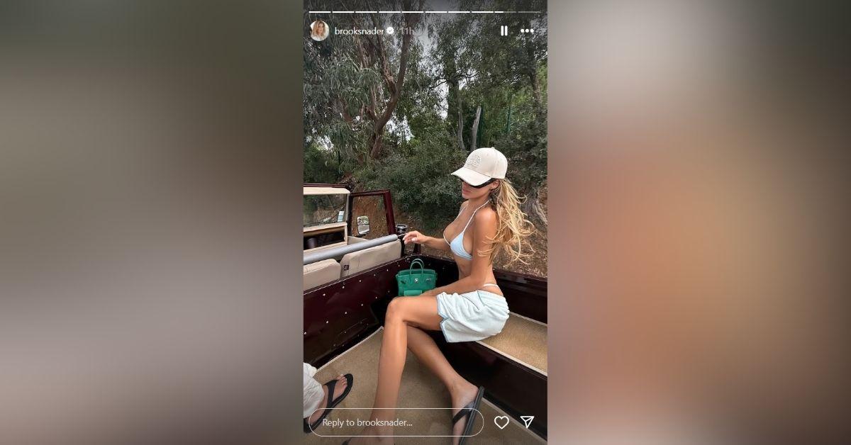image of Brooks Nader said she doesn’t follow strict diets.
