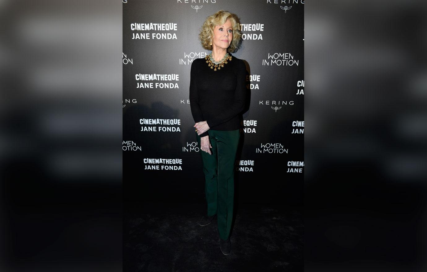 Kering Women In Motion Master Class With Jane Fonda At La Cinematheque Francaise