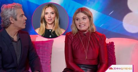 Photo of Andy Cohen, Scarlett Johansson and Jenna Bush Hager