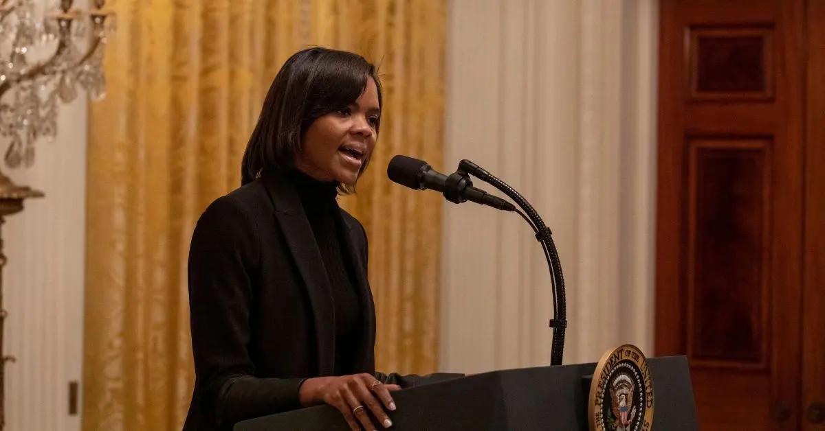 Image of Candace Owens denied accusing Erika Kirk of being responsible for her husband Charlie's murder.