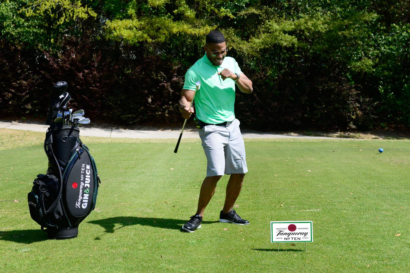 Nelly celebrates the biggest weekend in golf at Tanqueray on the Tee in Augusta, GA