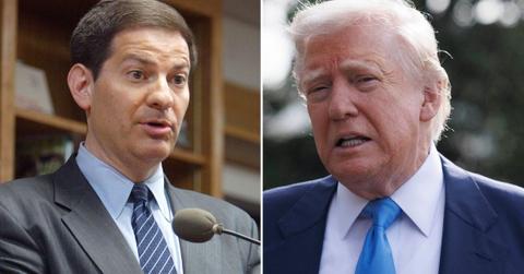 photo of Mark Halperin and Donald Trump