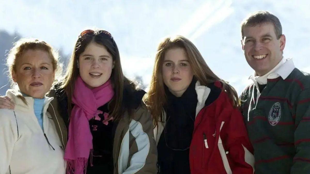 image of prince Andrew and family