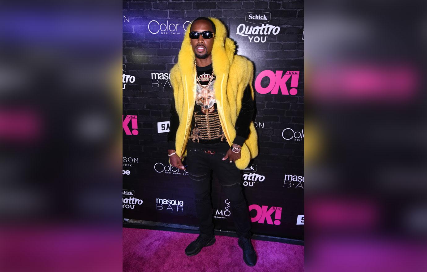 Safaree pink carpet