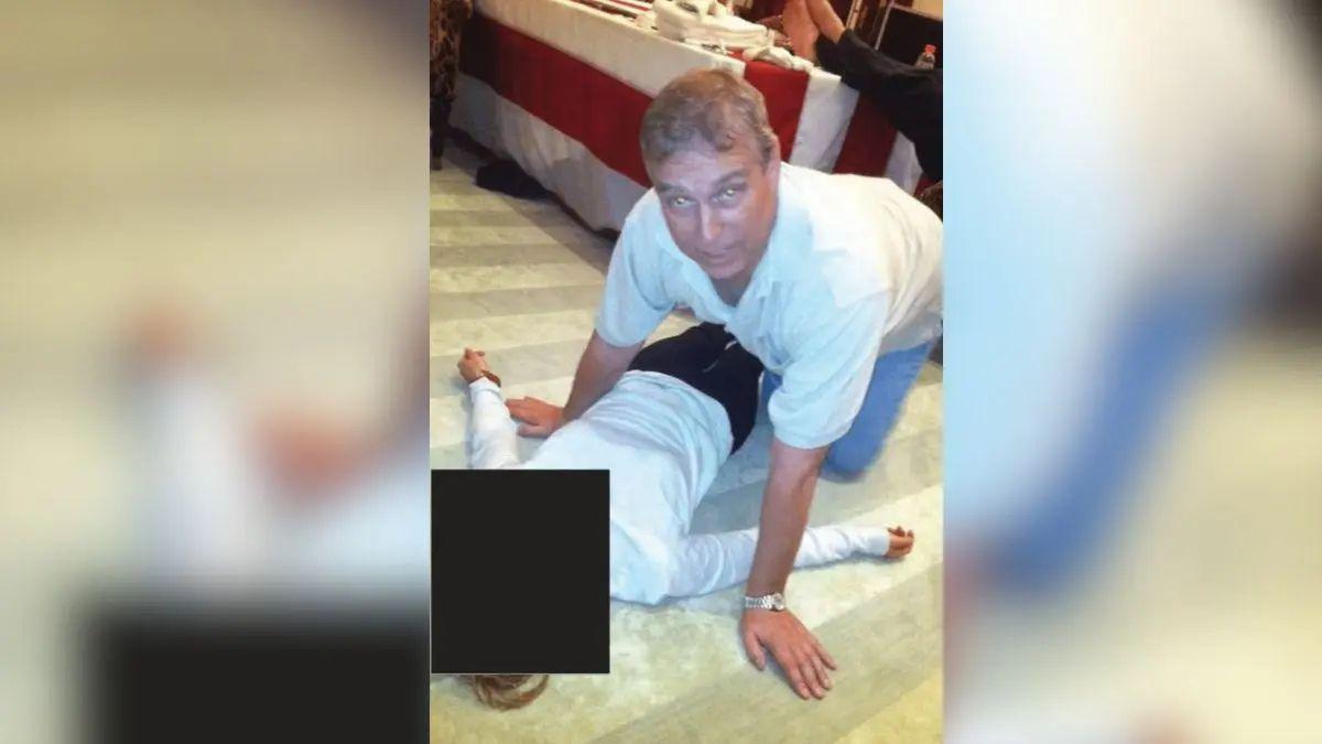 Photo of Andrew was seen in compromising photos that were included in the Epstein files.