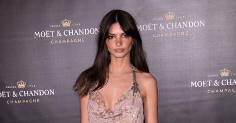emily ratajkowski close seagrams heir eli bronfman knicks game pp