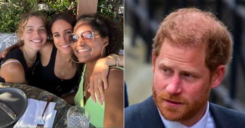 meghan markle bare faced photo friends prince harry