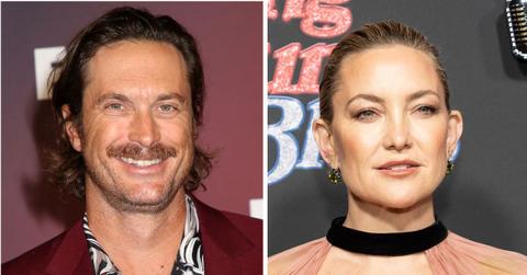 split photo of Oliver & Kate Hudson