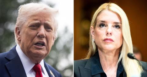 photo of Donald Trump and Pam Bondi