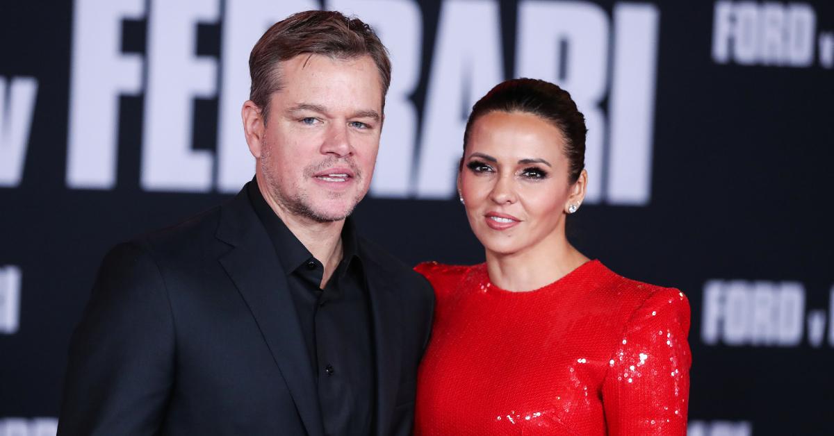 matt damon wife luciana pp