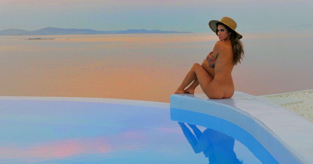 brittany furlan sultriest skin baring moments hot photos