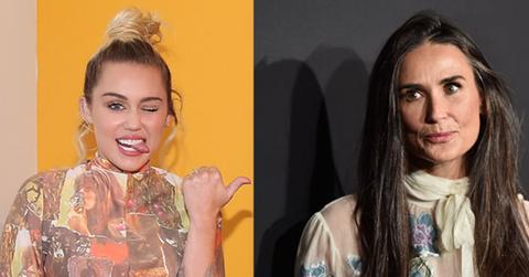 Demi moore gives miley cyrus marriage advice