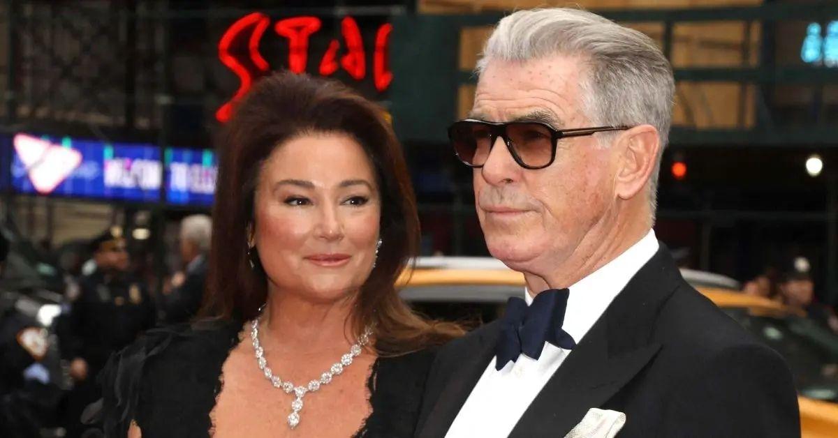 Photo of Pierce Brosnan and Keely Shaye Smith