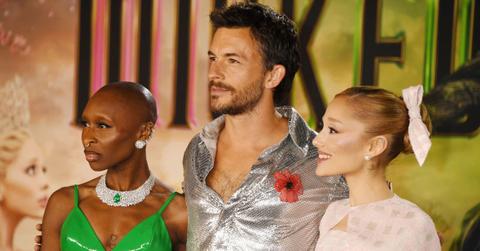 Photo of Cynthia Erivo, Jonathan Bailey and Ariana Grande