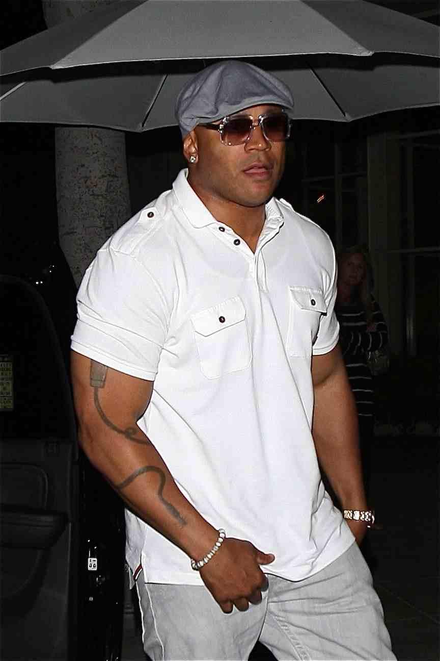 L L Cool J  eats at Mr. Chow in Beverly Hills in cool fashion