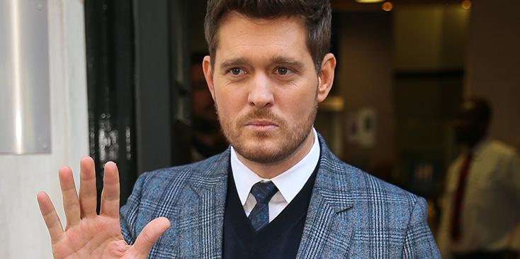 Michael buble tears up talking about son cancer video