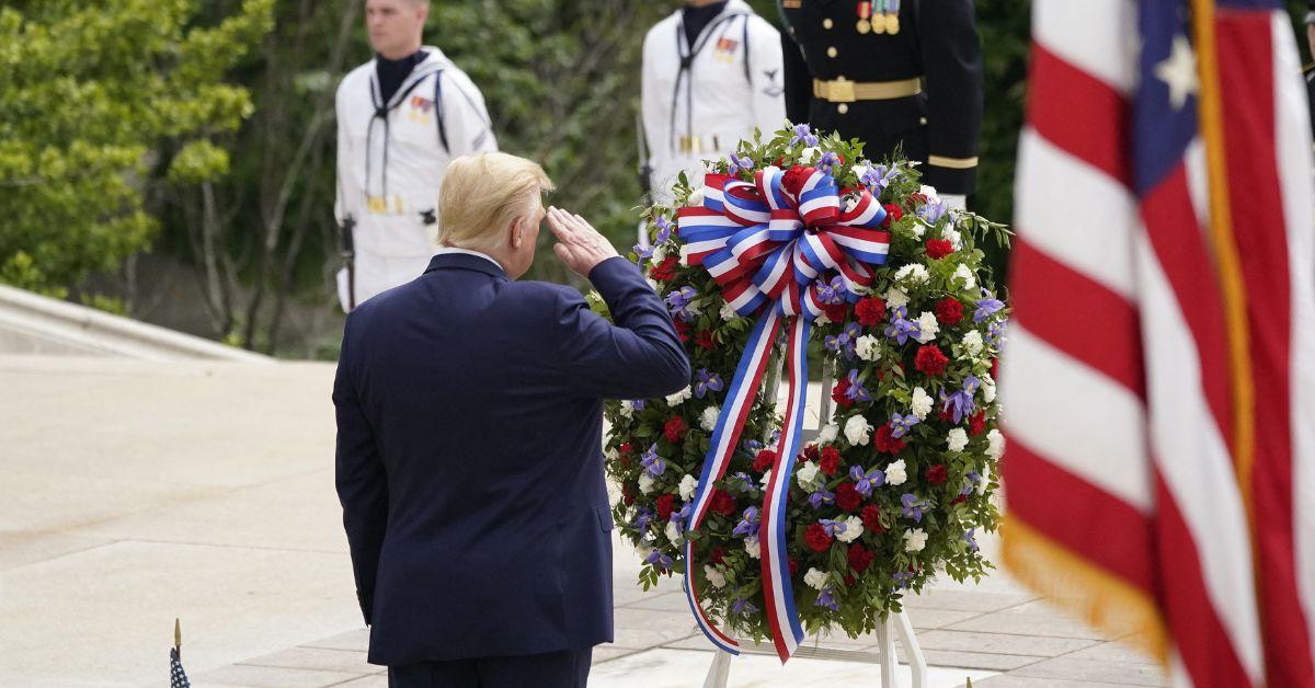 donald trump ridiculed arlington national cemetery film campaign ad