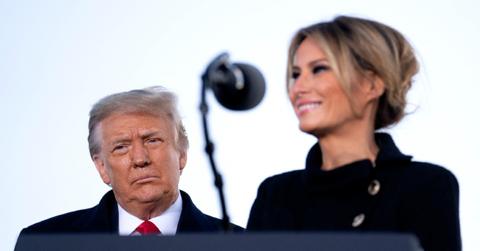 Photo of Melania Trump and Donald Trump.