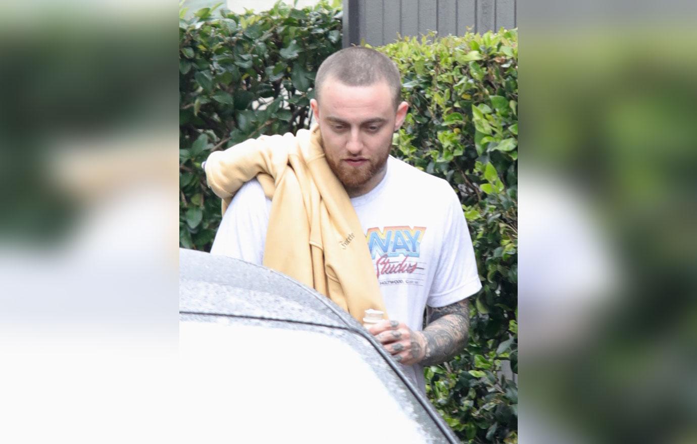 EXCLUSIVE: Mac Miller seen after DUI riding passenger being driven around Los Angeles