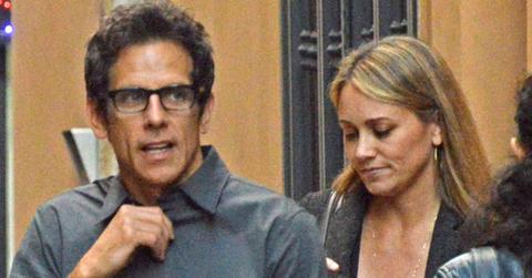 Ben Stiller and Christine Taylor out enjoying the sights in Rome **USA ONLY**