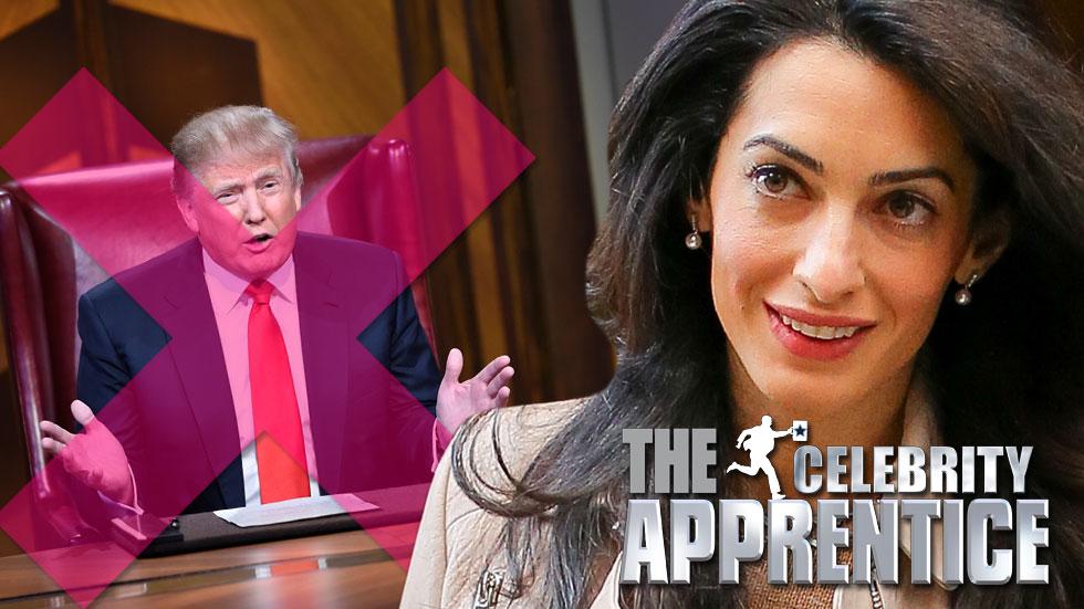 Amal clooney nbc celebrity apprentice hoist