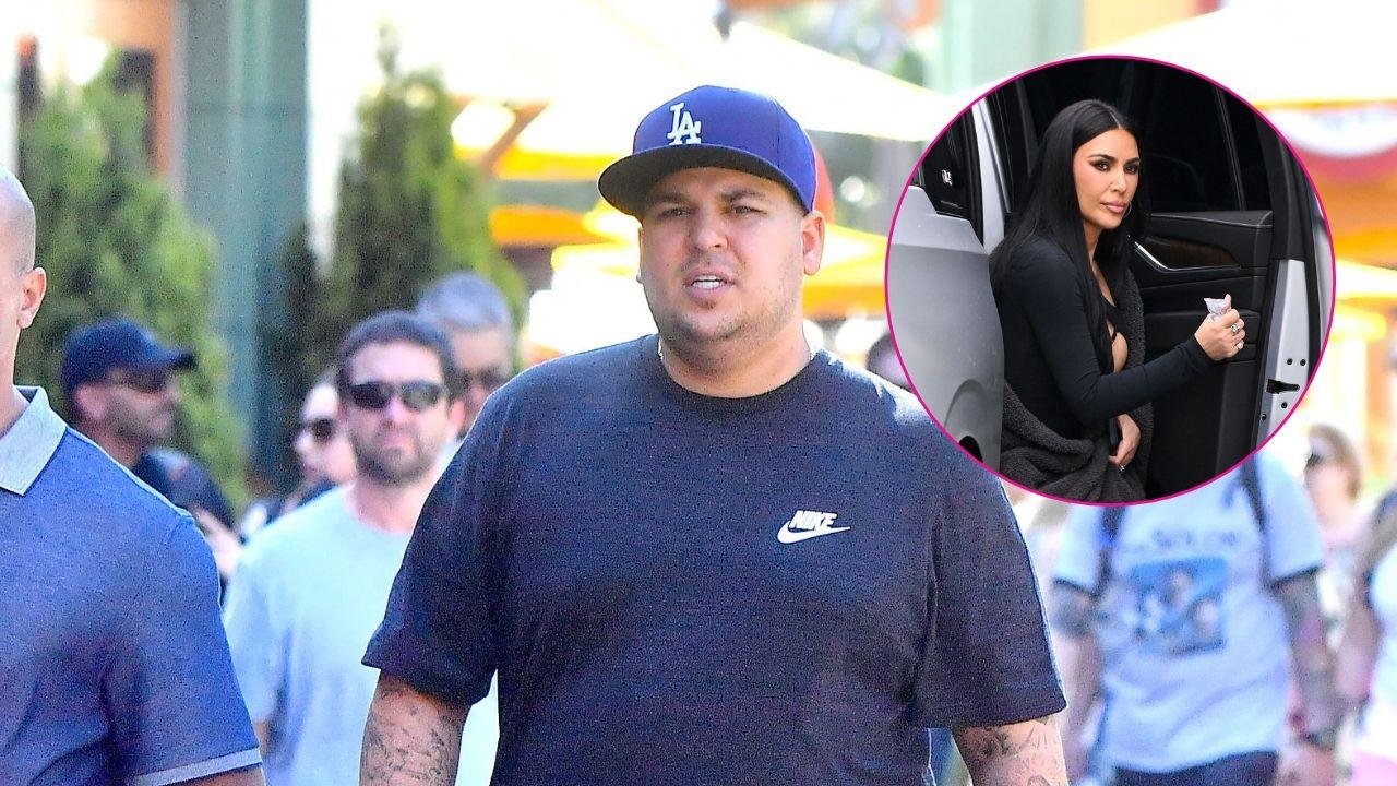 Image of Rob Kardashian rejoined his famous sisters for a family birthday.