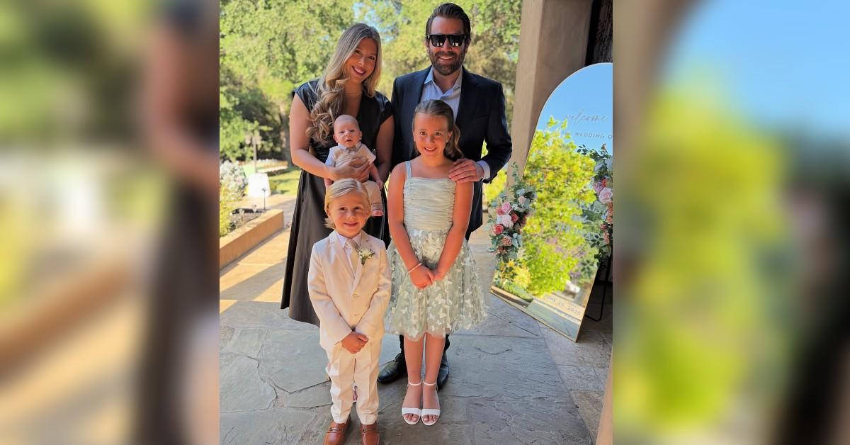 image. ofJason Wahler shares three kids with Ashley. 