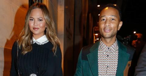 John Legend Chrissy Teigen Paris Hotel Long