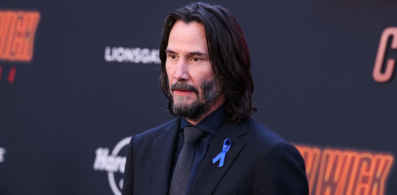 Keanu Reeves Honors Lance Reddick at 'John Wick 4' Premiere