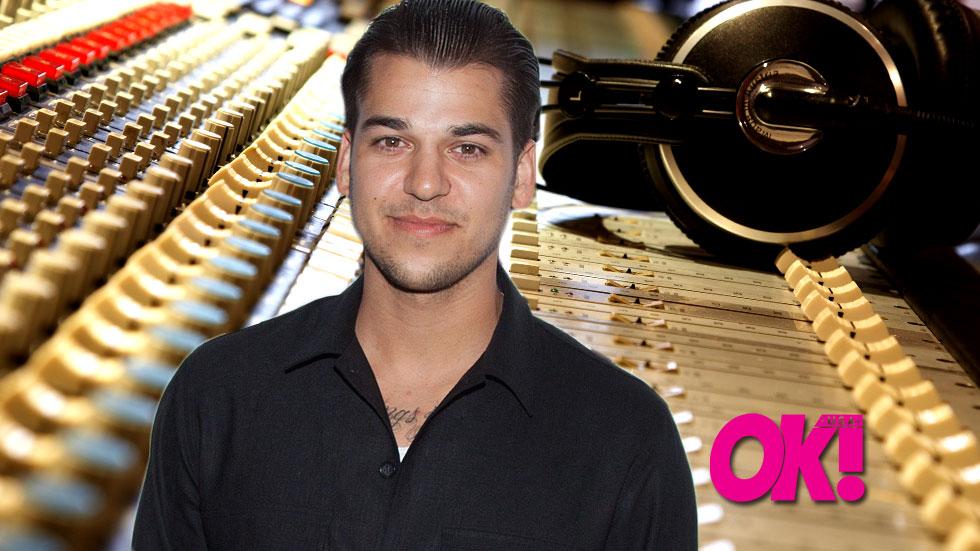 Rob kardashian music recording sessions secret