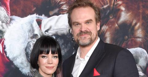 Photo of Lily Allen and her husband, David Harbour.
