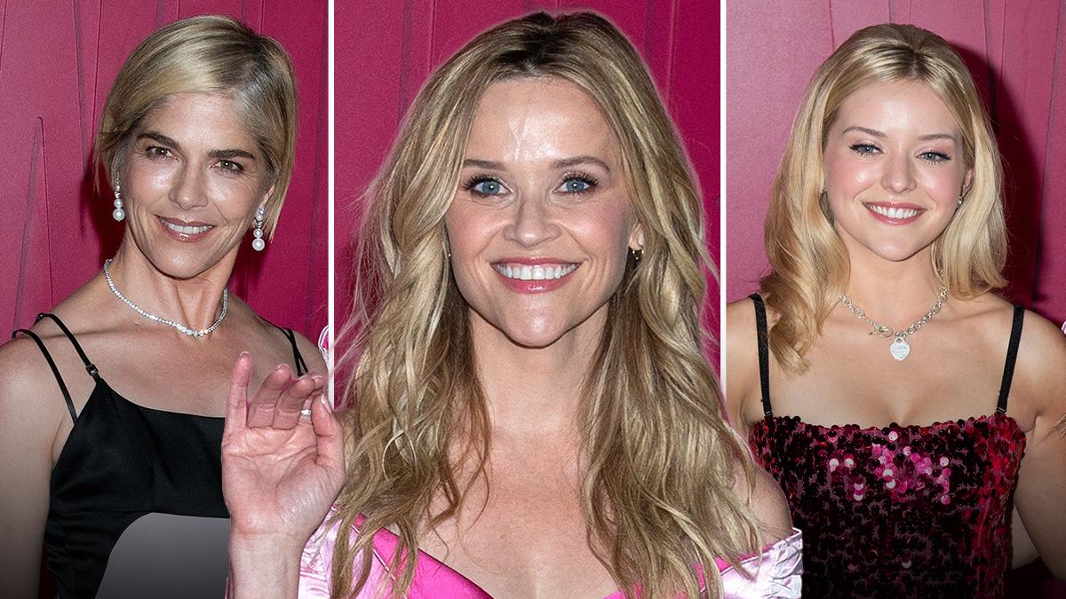 Split Image of Selma Blair, Reese Witherspoon and Lexi Minetree.